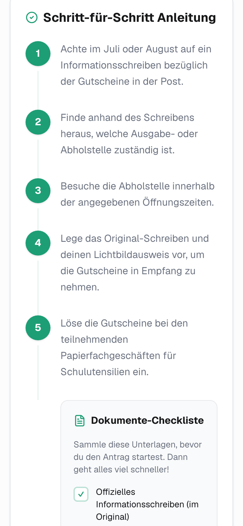 Beispiel: Schritt-für-Schritt Anleitung